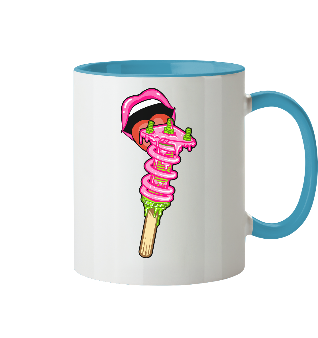 Ice Cream Static - Tasse zweifarbig