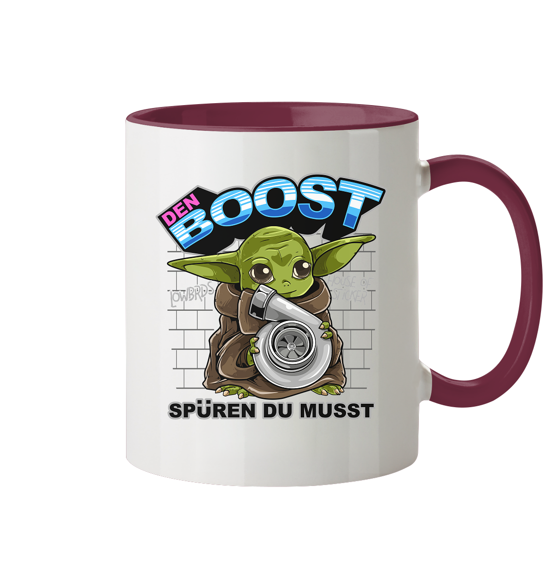 Baby Boost World  - Tasse zweifarbig
