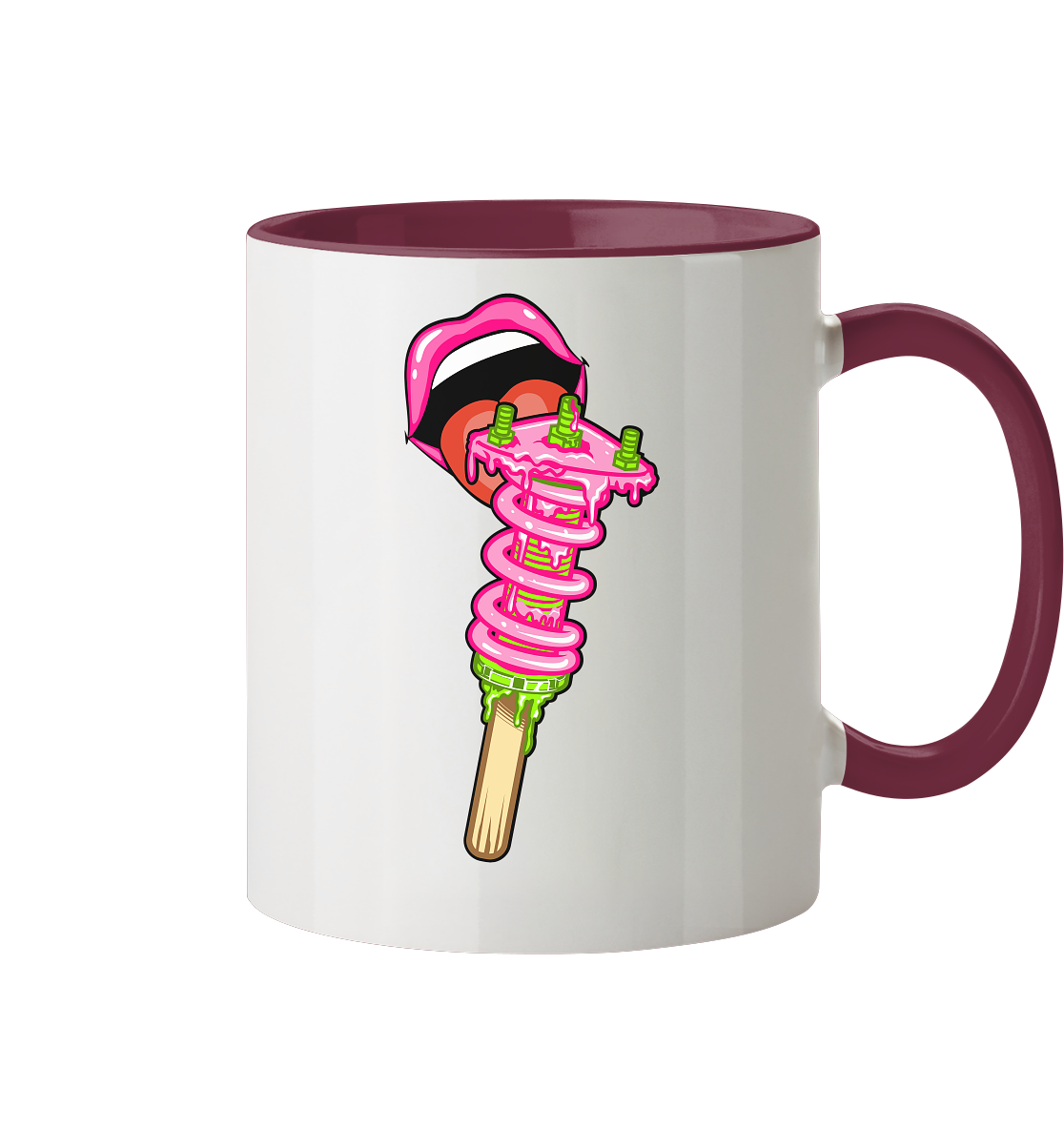 Ice Cream Static - Tasse zweifarbig