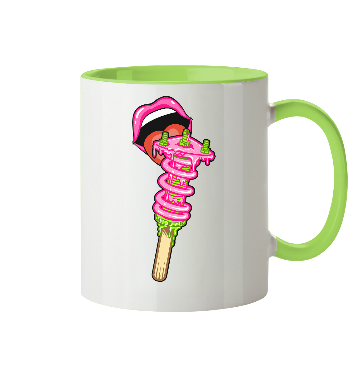 Ice Cream Static - Tasse zweifarbig