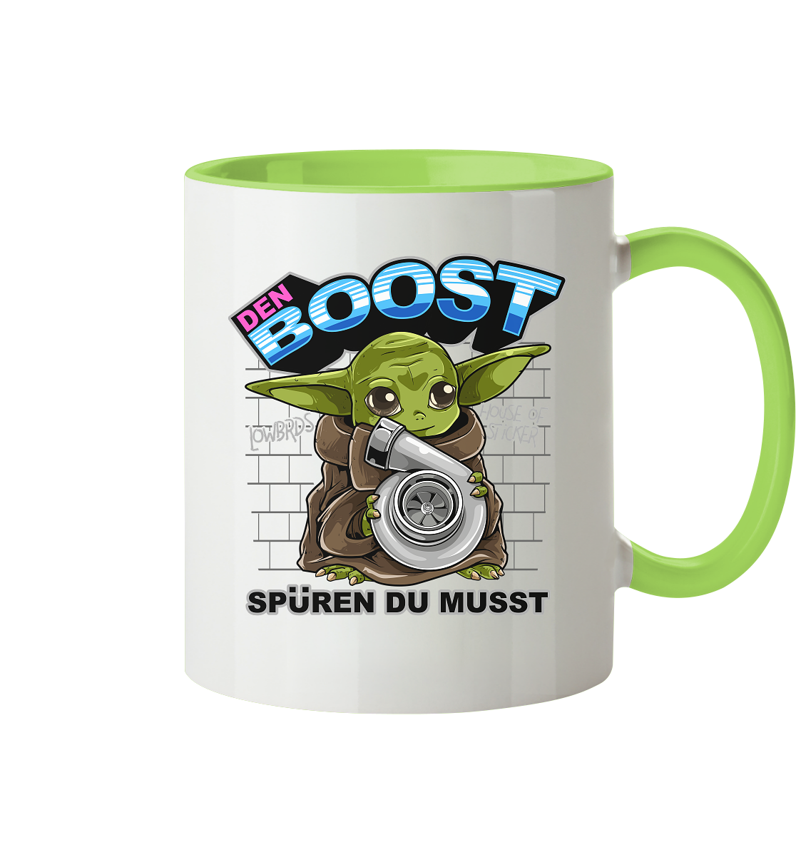 Baby Boost World  - Tasse zweifarbig