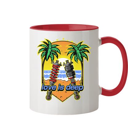 Love is Deep - Tasse zweifarbig
