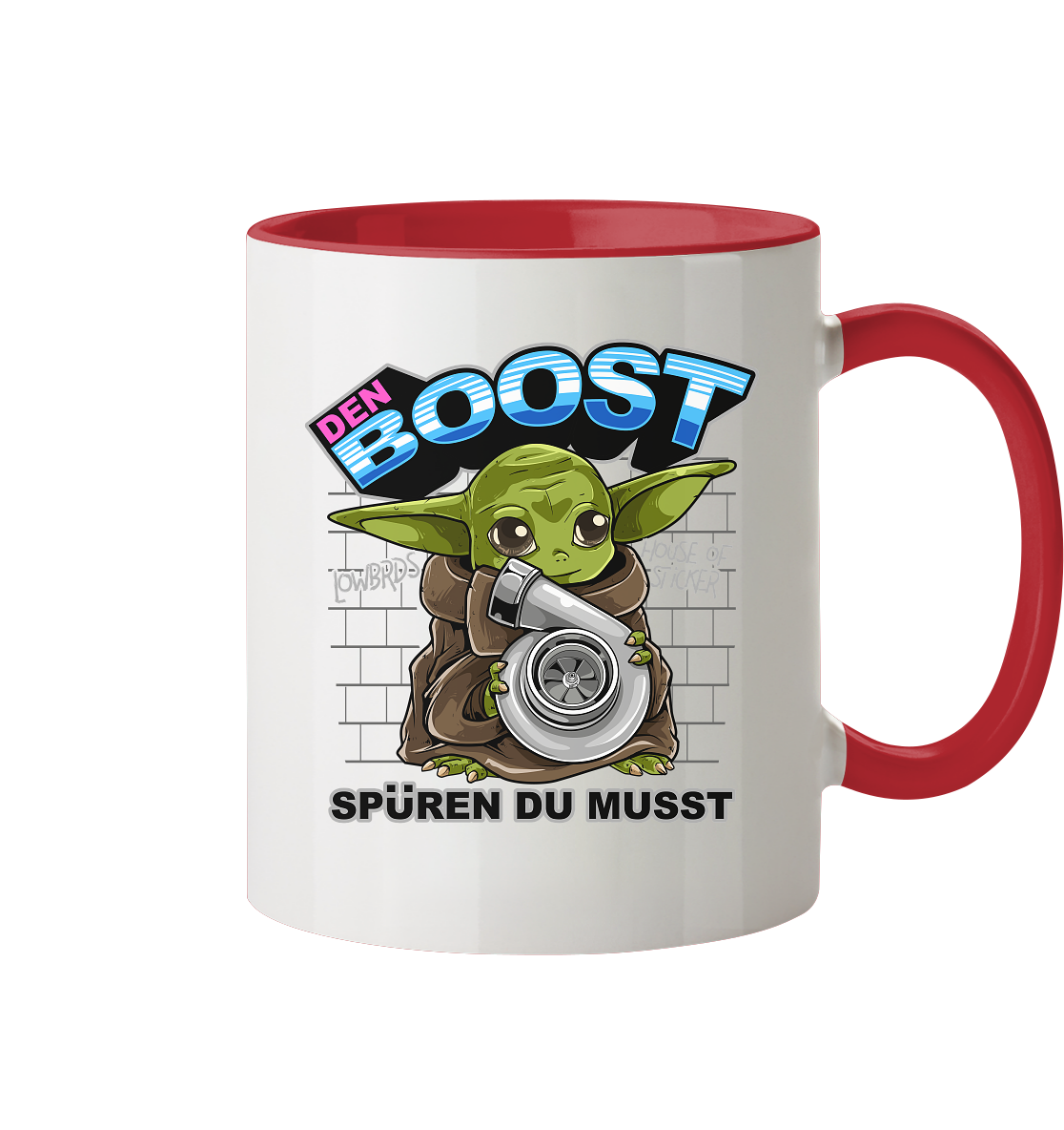 Baby Boost World  - Tasse zweifarbig