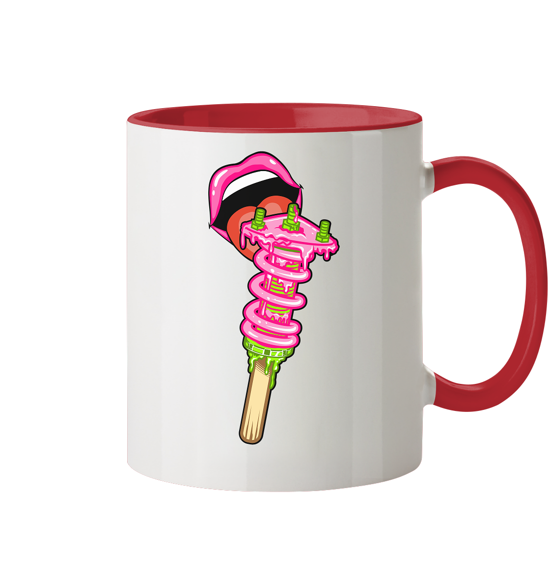 Ice Cream Static - Tasse zweifarbig