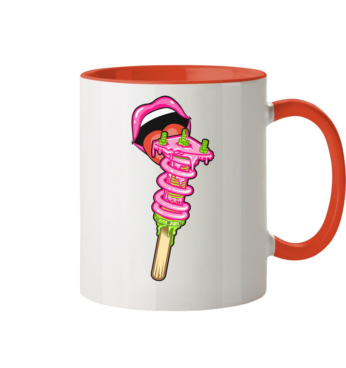 Ice Cream Static - Tasse zweifarbig