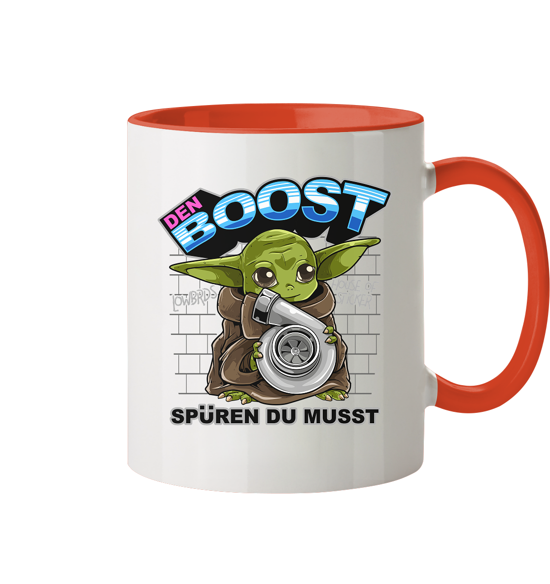 Baby Boost World  - Tasse zweifarbig