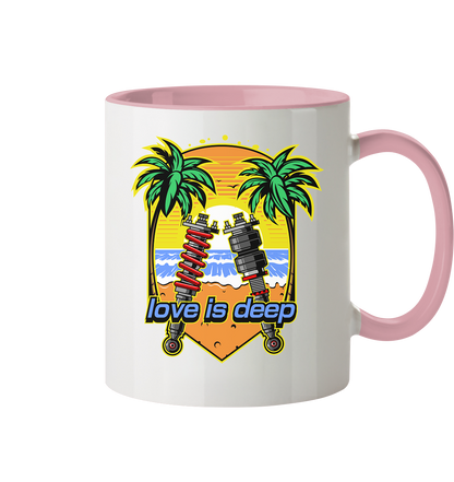 Love is Deep - Tasse zweifarbig