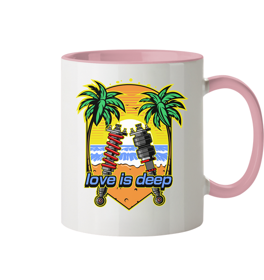 Love is Deep - Tasse zweifarbig