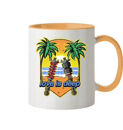 Love is Deep - Tasse zweifarbig