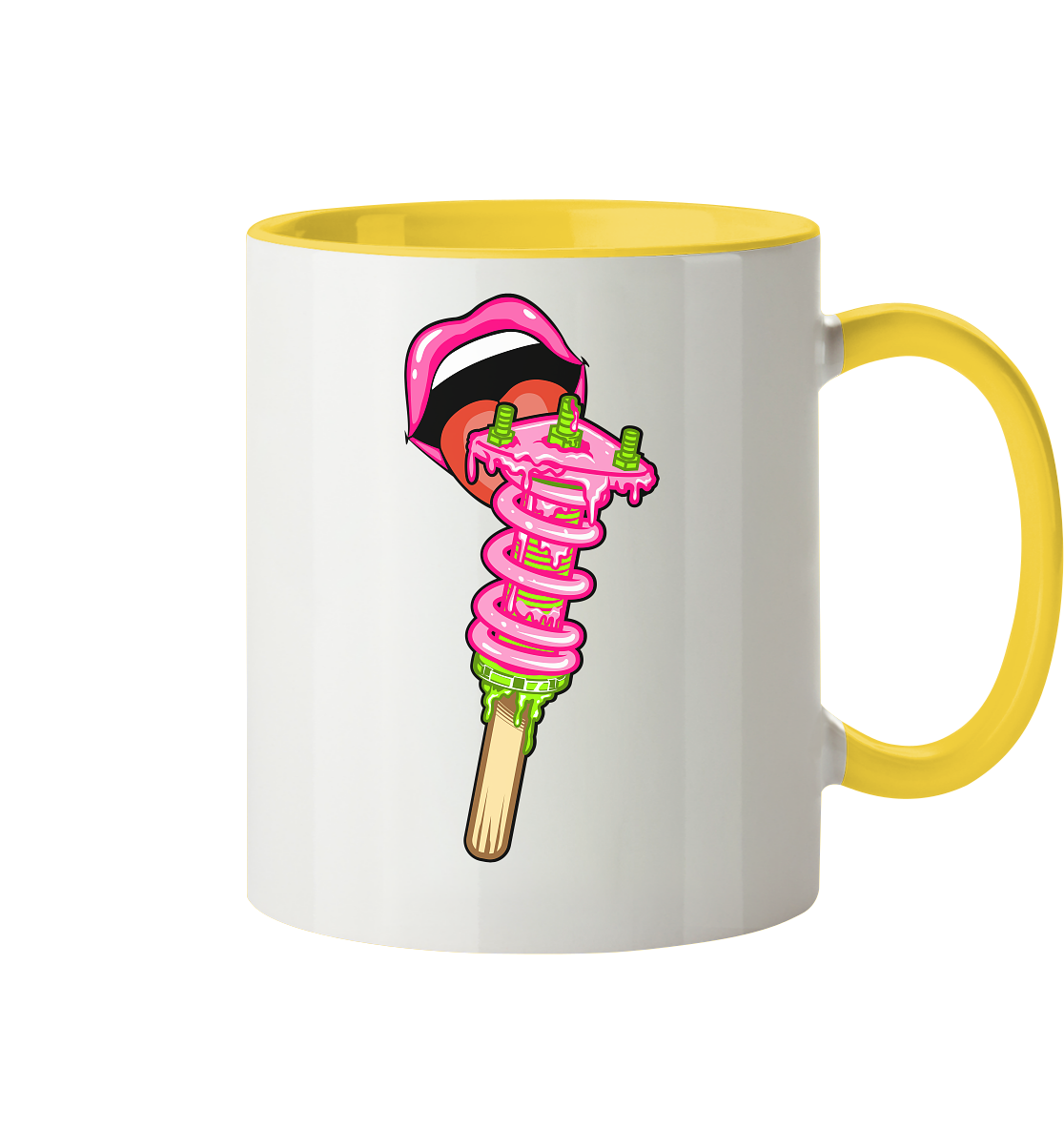Ice Cream Static - Tasse zweifarbig