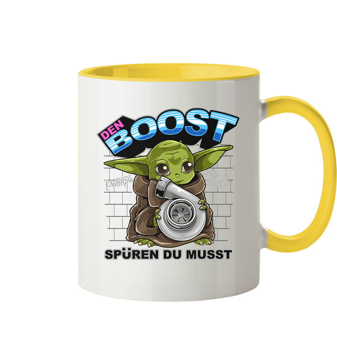 Baby Boost World  - Tasse zweifarbig