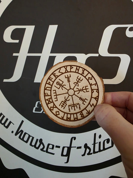 Echt Holz Scheibe / Untersetzer