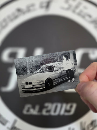 Dein Auto auf einer Aluminium karte